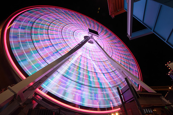 Neon Rim Ferris Wheel